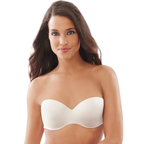 Quality White Strapless Multiway Bra 34D Thong Size 14